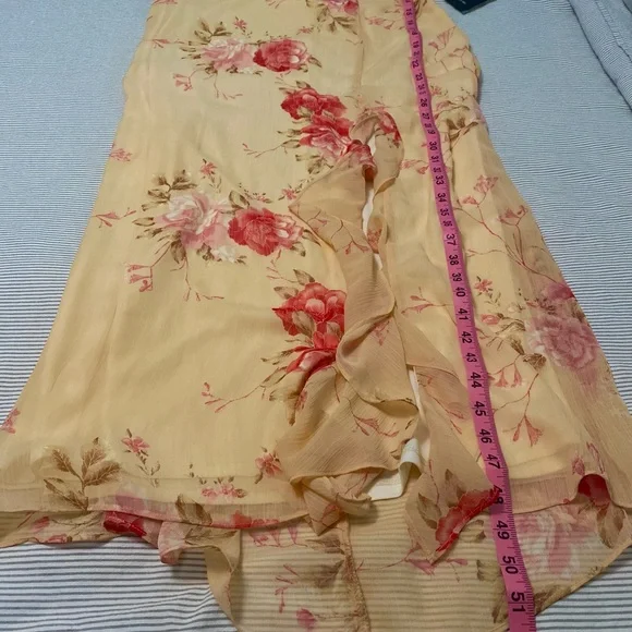 Lulu’s Floral Midi Dress NWT XL - Picture 4 of 11